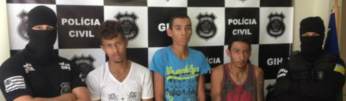 Suspeitos de tentativa de homicídio presos pelo GIH de Jataí
