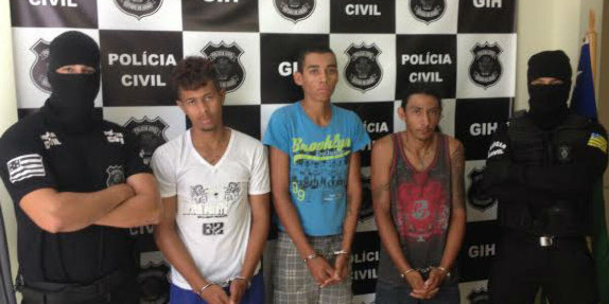 Suspeitos de tentativa de homicídio presos pelo GIH de Jataí