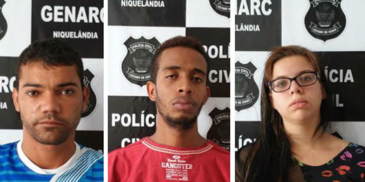 GENARC prende três por tráfico de drogas em Niquelândia