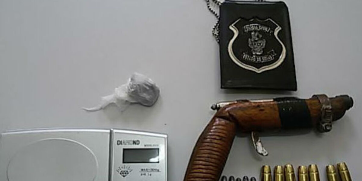 Arma artesanal e munições são apreendidas em Formosa