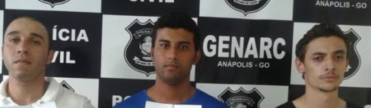 Suspeitos de tráfico são presos pelo GENARC de Anápolis