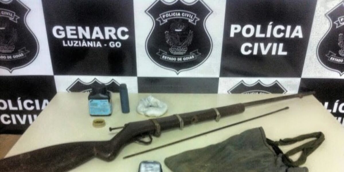 Polícia Civil de Luziânia retira mais uma arma de circulação