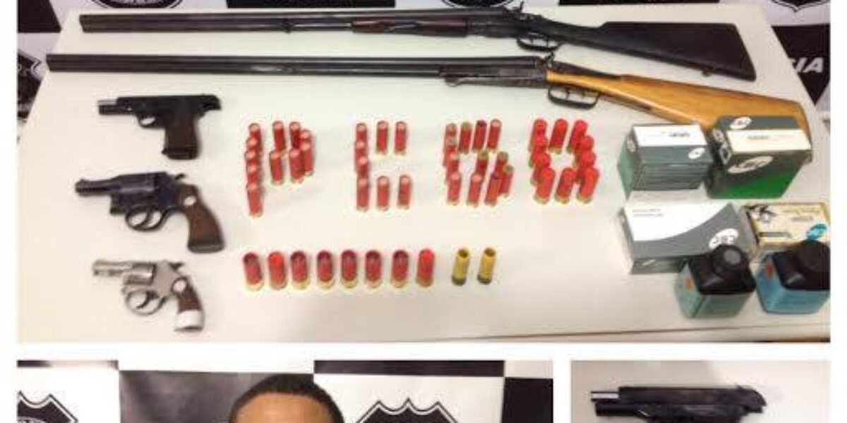 Homem é preso em Pontalina por porte ilegal de arma de fogo
