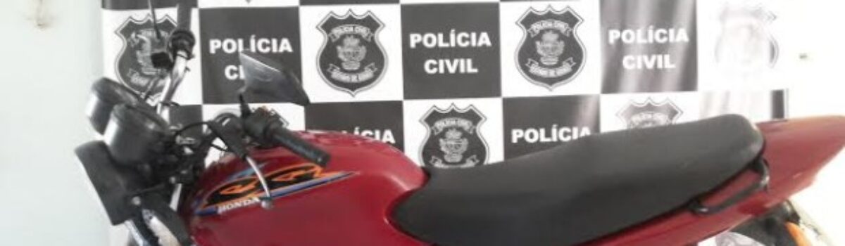 Polícia Civil de Anicuns recupera moto roubada