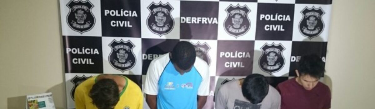 Quadrilha especializada em roubo de veículos é presa durante operação policial