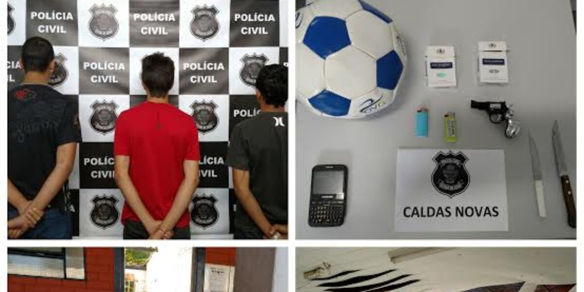 Menores responsáveis por incêndio em escola de Caldas Novas são identificados