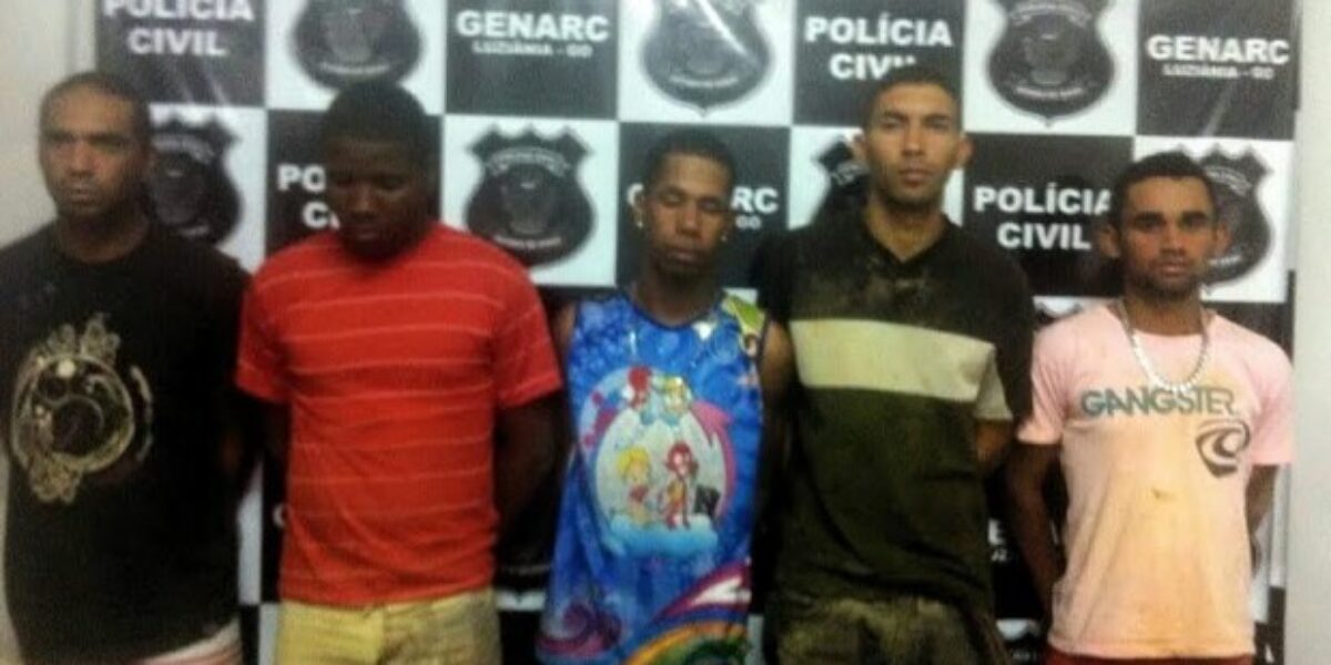 Quadrilha é presa pelo GENARC de Luziânia