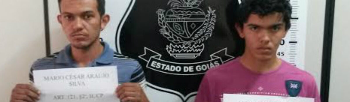 GIH de Rio Verde prende dupla suspeita de homicídio