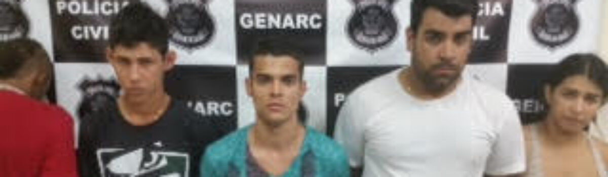 Operação apreende drogas e prende traficantes em Itumbiara