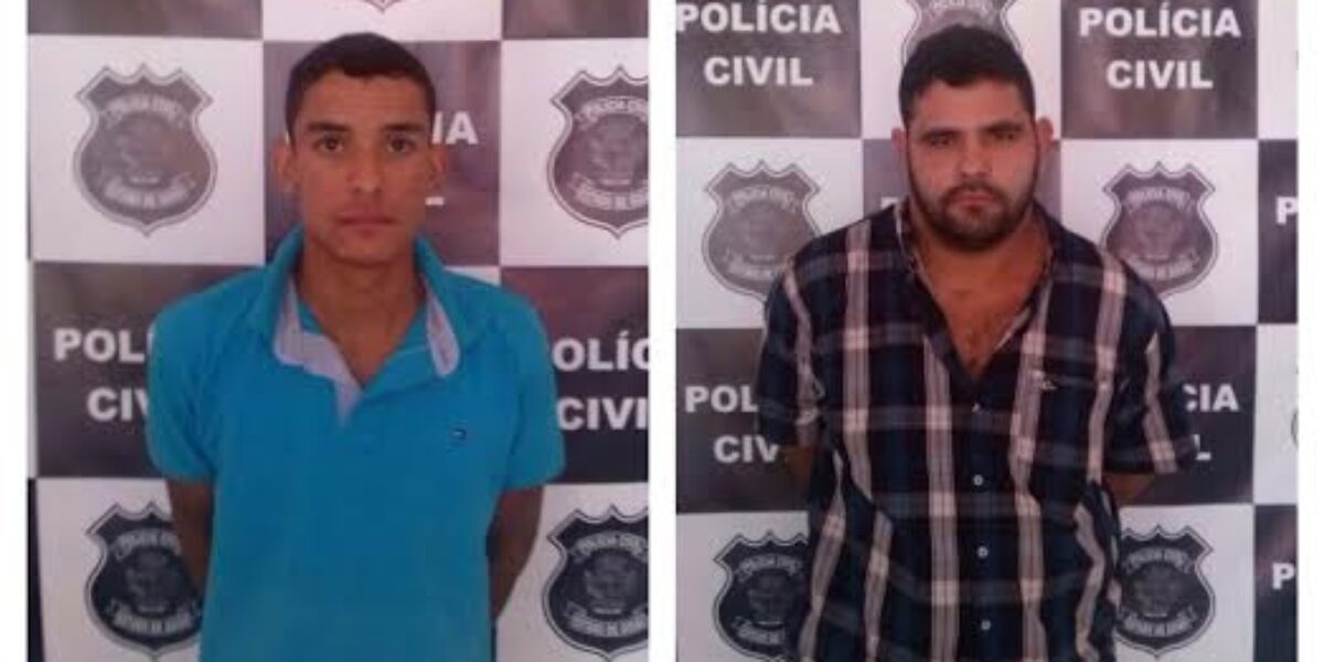 Dupla de foragidos é presa em Cromínia