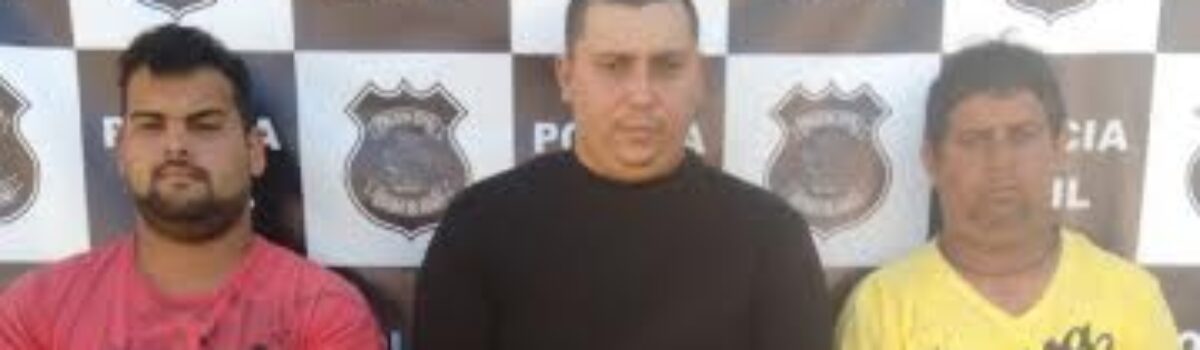 Três são presos em operação policial realizada em Itumbiara