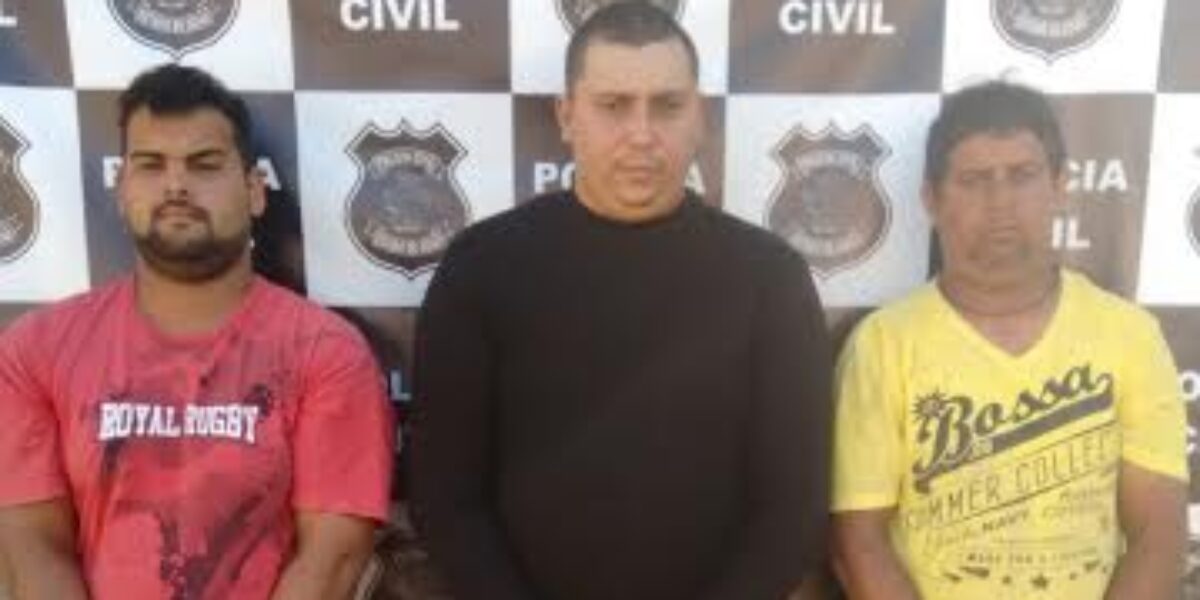 Três são presos em operação policial realizada em Itumbiara