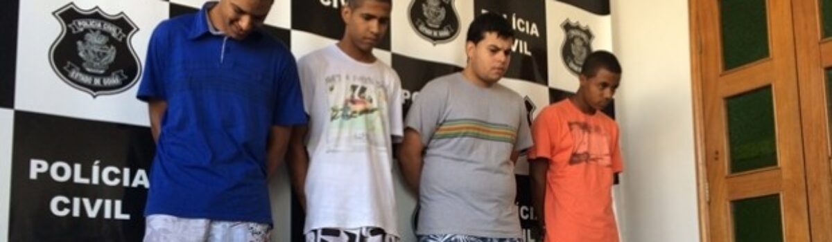 Polícia Civil: Quatro Jovens são presos suspeitos de matar rivais e exibir fotos das suas vítimas