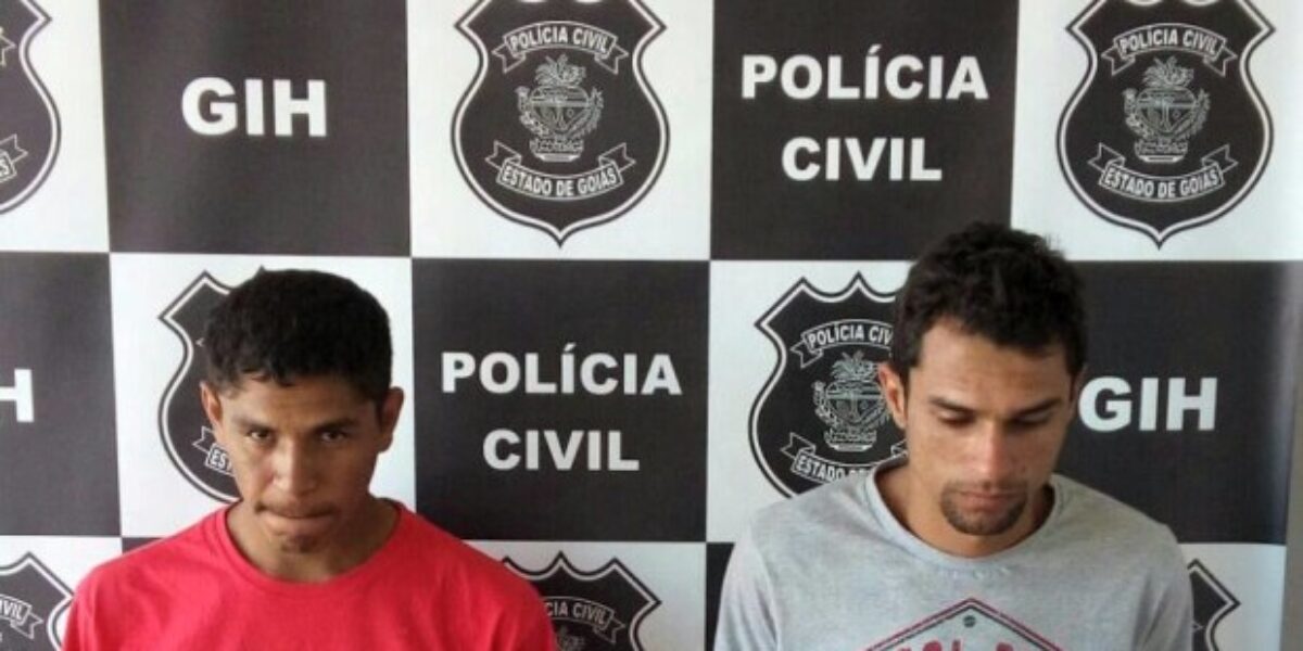 Dupla suspeita de homicídio é presa em Luziânia