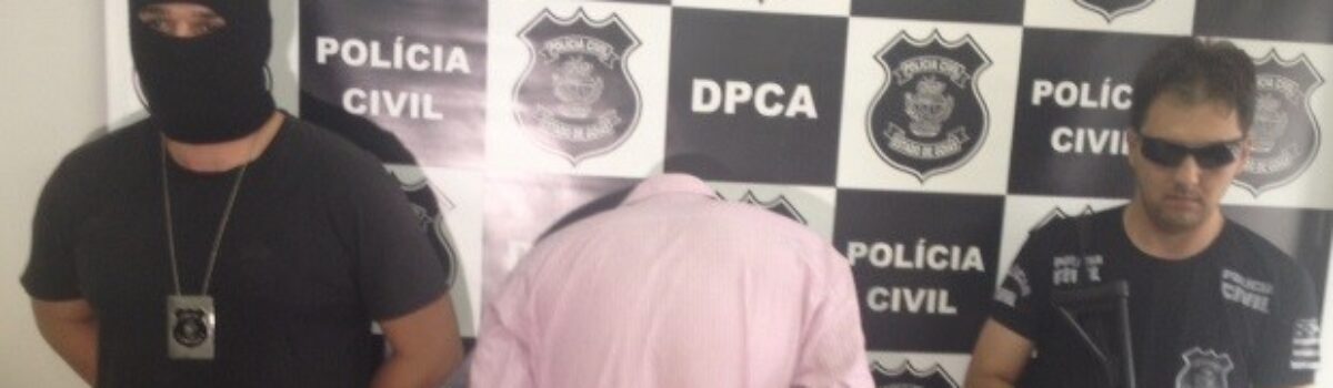 Agente de trânsito de Aparecida de Goiânia preso. Ele é suspeito de ter estuprado universitária