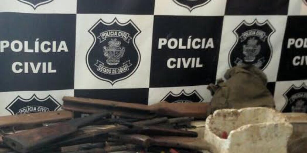 Em Luziânia, Polícia Civil prende suspeito com armas de fogo e munições