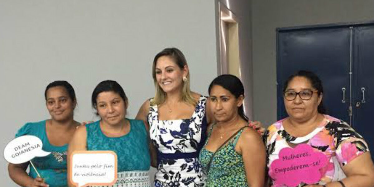 DEAM de Goianésia realiza evento em comemoração ao aniversário da Lei Maria da Penha