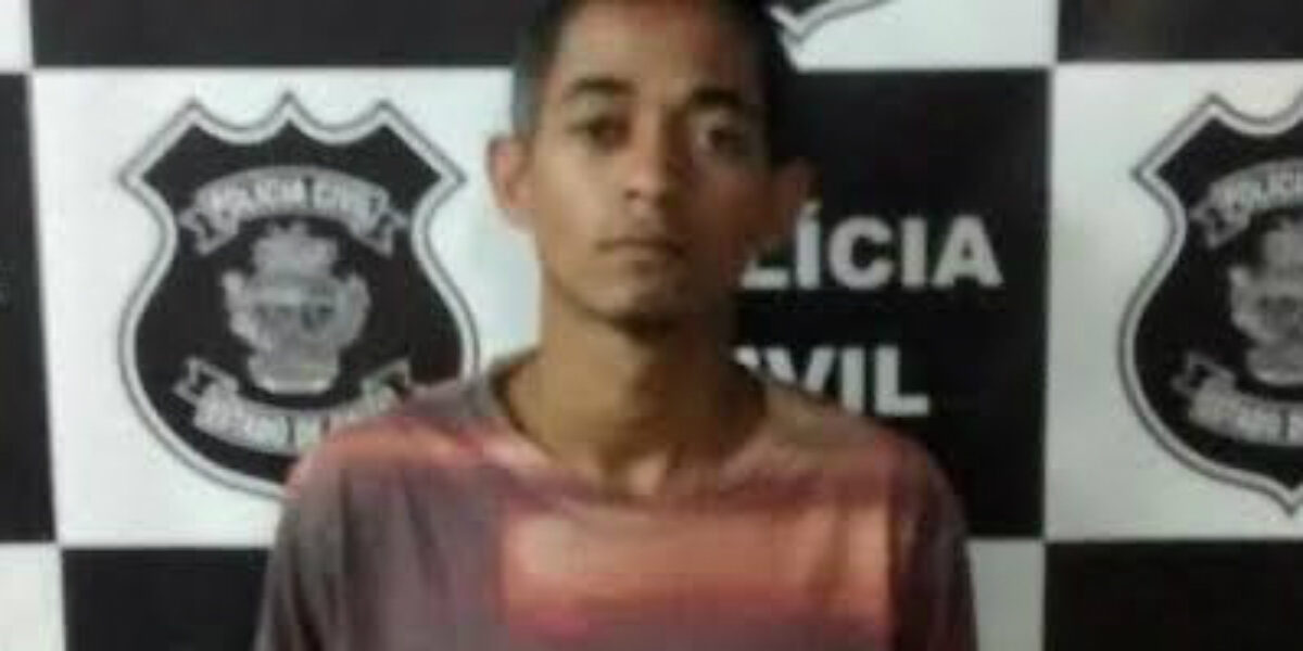 Policiais civis de Luziânia prendem suspeito de efetuar disparo de arma de fogo