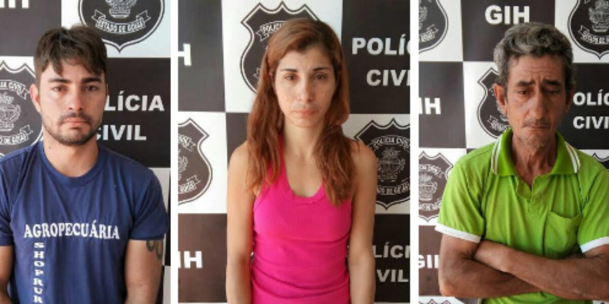 GIH de Luziânia prende pai e filhos suspeitos de homicídio