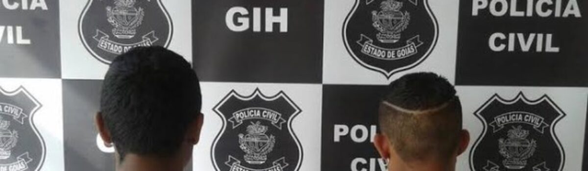 Em Luziânia, GIH apreende dois menores suspeitos de homicídio