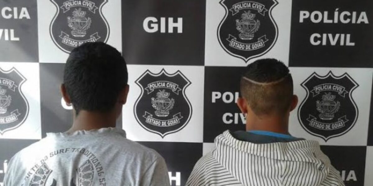 Em Luziânia, GIH apreende dois menores suspeitos de homicídio