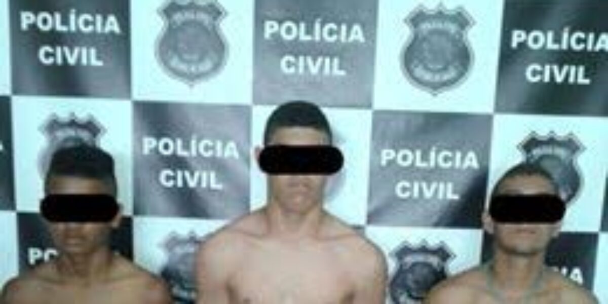 Polícia Civil apreende três menores em Valparaíso