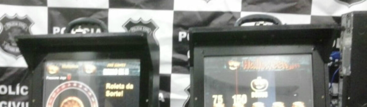 Polícia Civil apreende máquinas caça-níqueis em Itumbiara