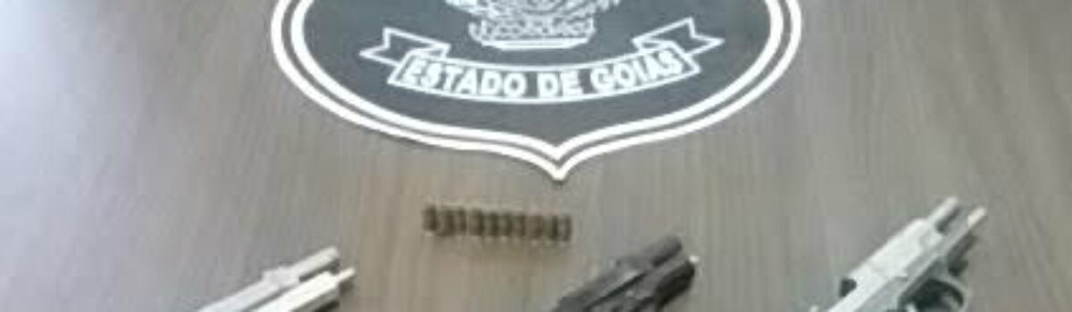 1º DP de Formosa retira mais três armas de circulação