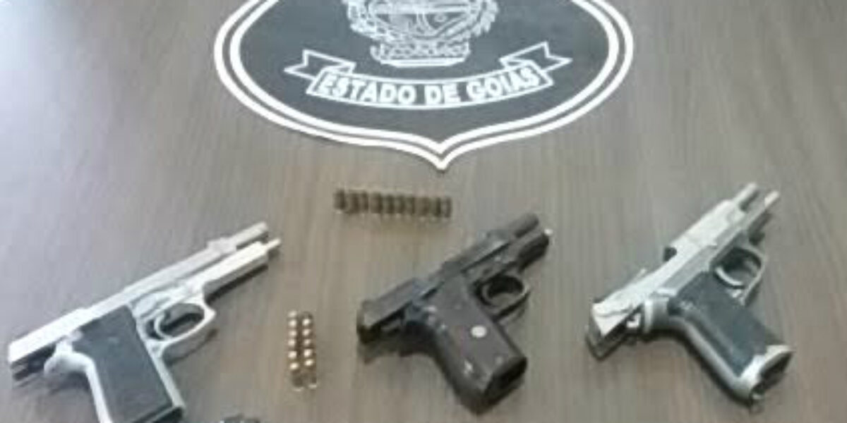 1º DP de Formosa retira mais três armas de circulação
