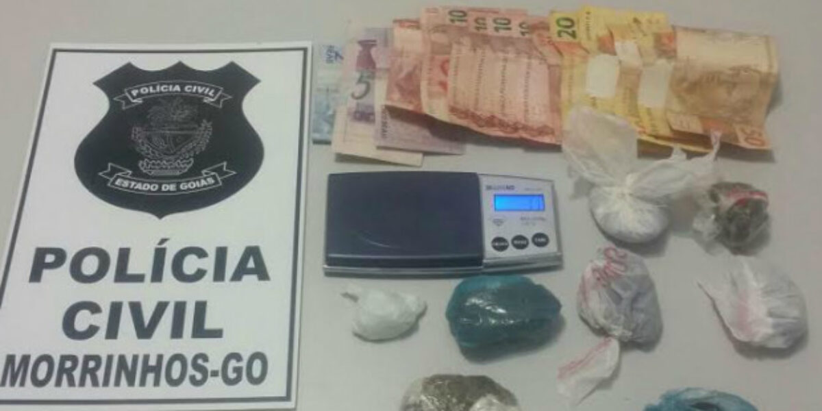 Em Morrinhos, Polícia Civil prende mulher por tráfico