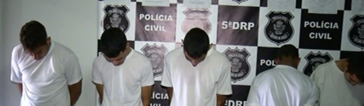 Polícia Civil prende grupo suspeito de roubos a diversos comércios em Luziânia