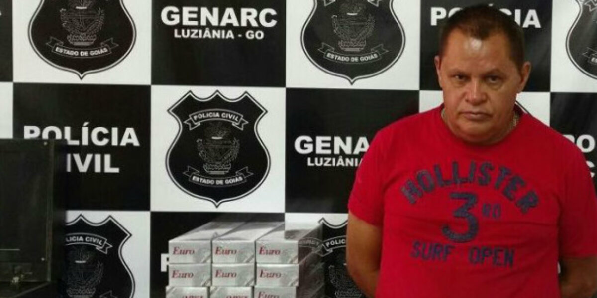 Genarc de Luziânia prende suspeito de tráfico e contrabando