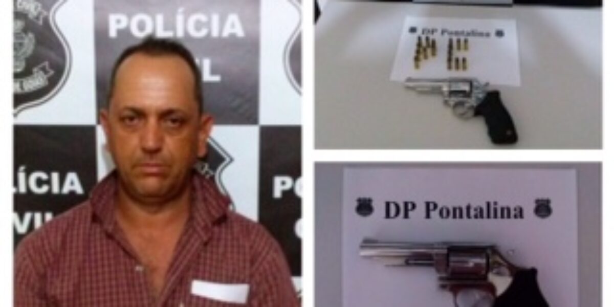 Supervisor da Guarda Municipal de Senador Canedo é preso por porte de arma