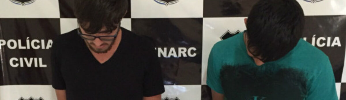 GENARC de Catalão prende irmãos por tráfico internacional