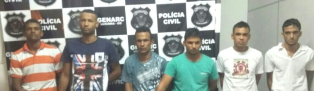 Grupo especializado em furto a caixas eletrônicos é preso em Luziânia