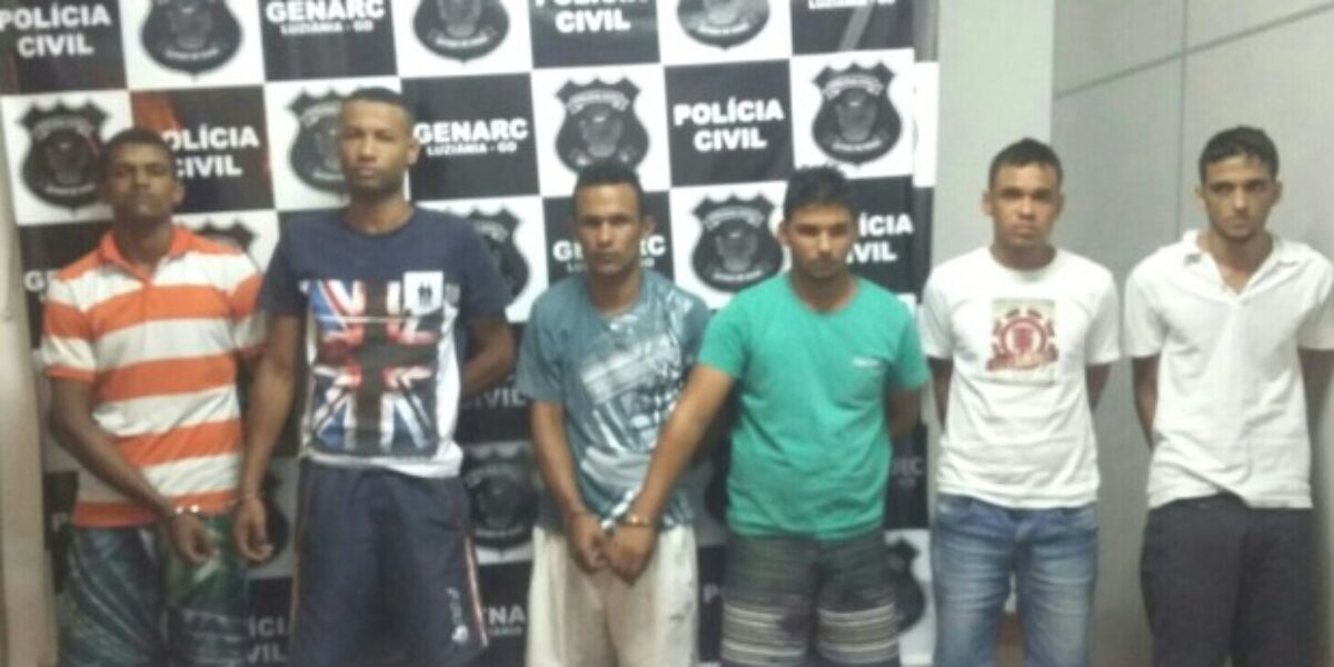Grupo especializado em furto a caixas eletrônicos é preso em Luziânia