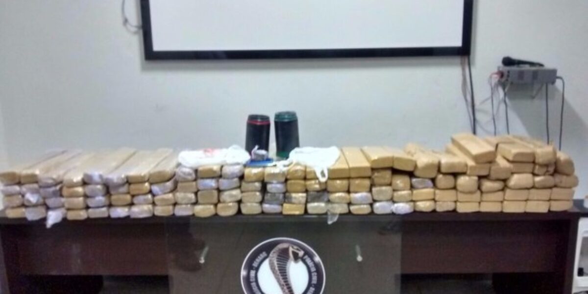Denarc apreende 110 quilos de maconha no Setor São Carlos