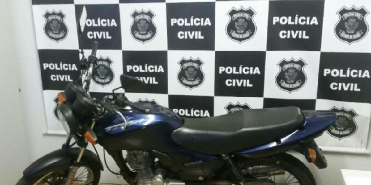 Polícia Civil de Morrinhos esclarece furto de motos de casal