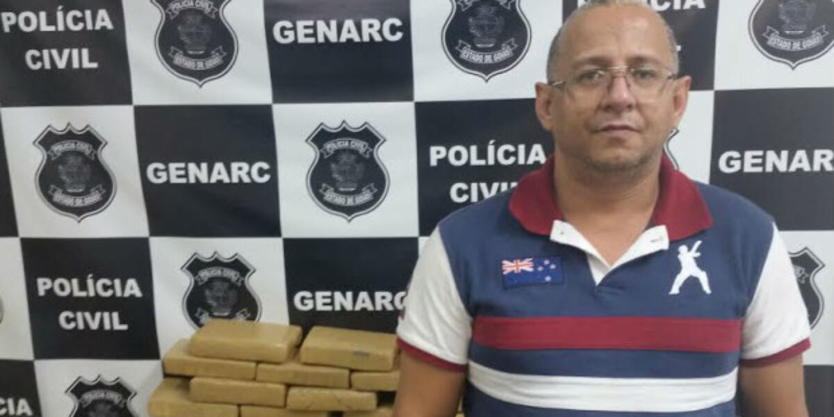 Homem é preso em Caldas Novas com 34 tijolos de maconha