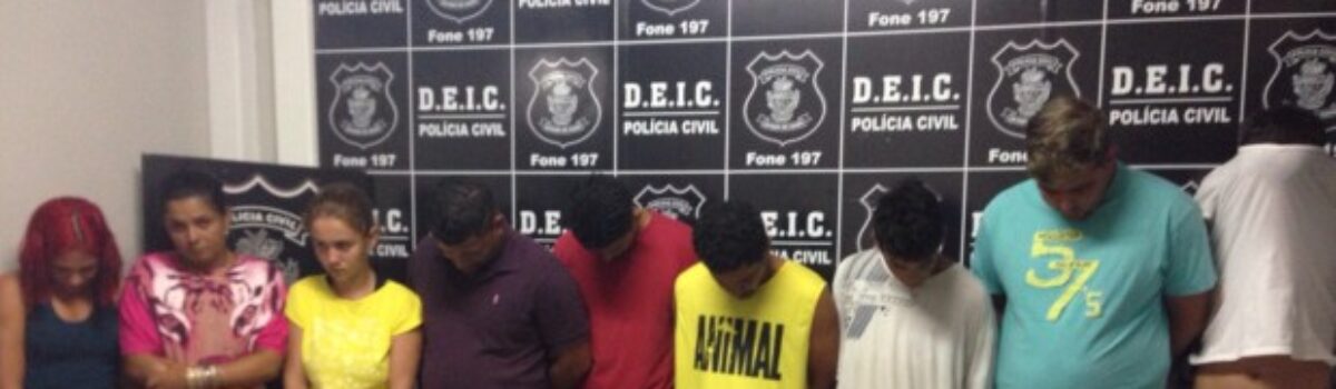 Deic apresenta suspeitos de furto a fazenda de senador goiano