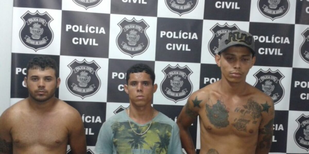 Trio suspeito de roubos em Santa Helena é preso pela Polícia Civil