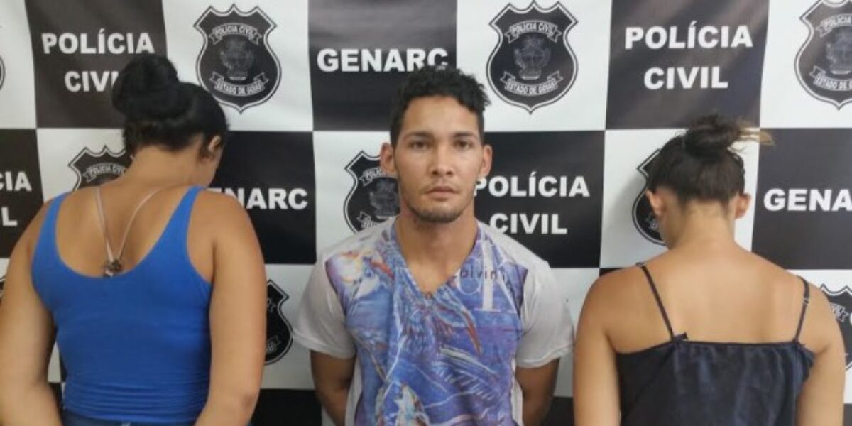 Em Itumbiara, trio é flagrado misturando droga para revenda