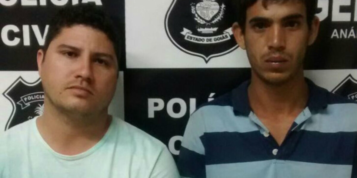 Dupla de traficantes é presa em operação do Genarc de Anápolis