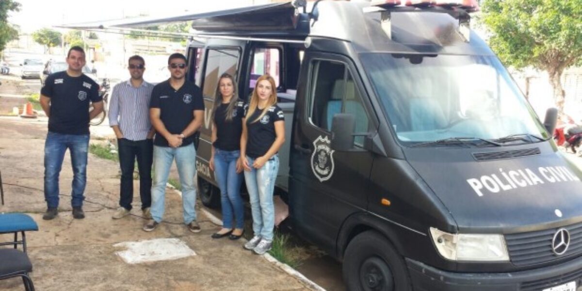 Polícia Civil de Mineiros realiza atendimento itinerante