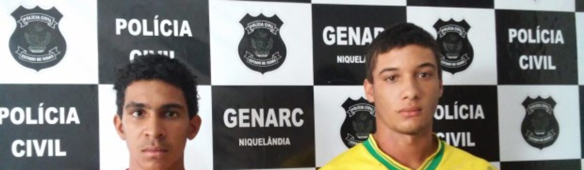 Em Niquelândia, dupla é presa por posse de arma de fogo