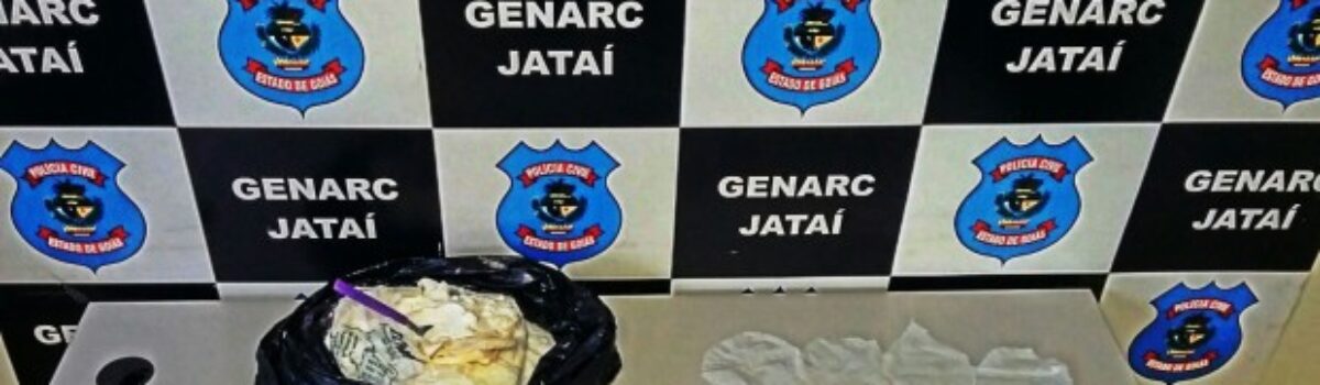 Policiais civis fecham pequeno laboratório de drogas em Jataí