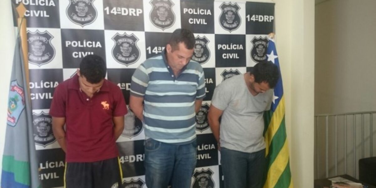 Jataí: Preso trio especializado em roubo de camionetes