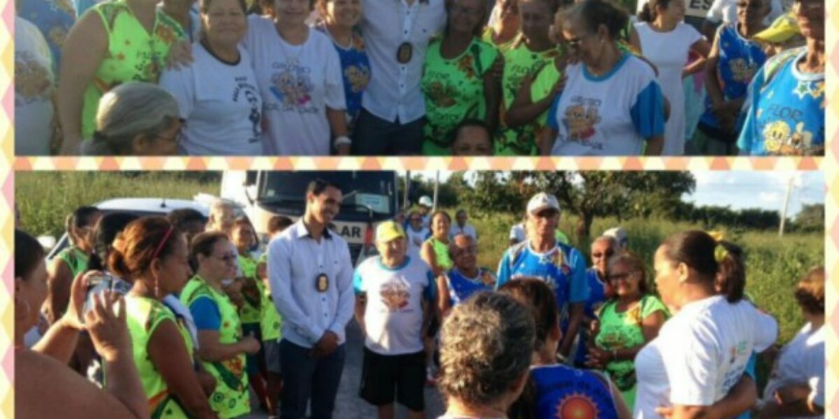 Delegado de Aragarças participa de café da manhã com idosos