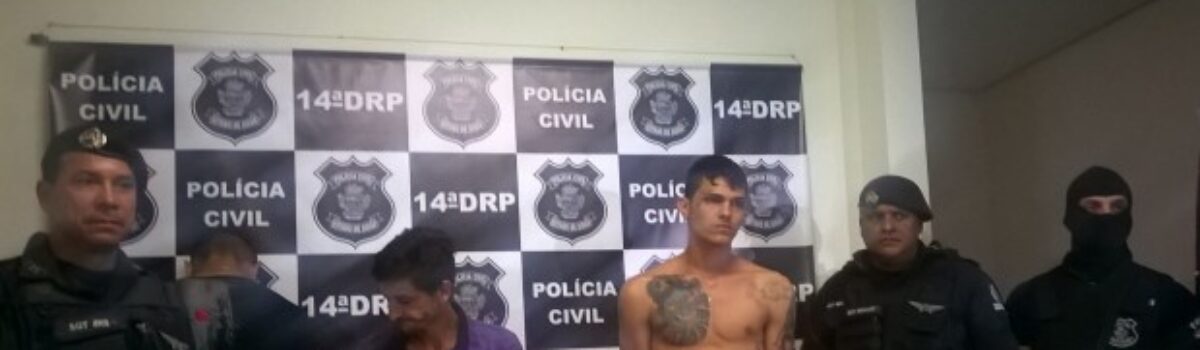 Polícia Civil e Polícia Militar prendem quadrilha de traficantes em Jataí