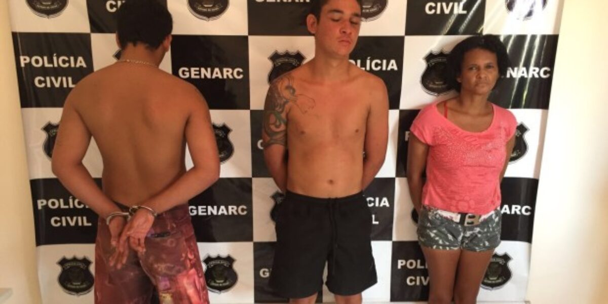 Genarc de Catalão prende família de traficantes e recupera objetos furtados